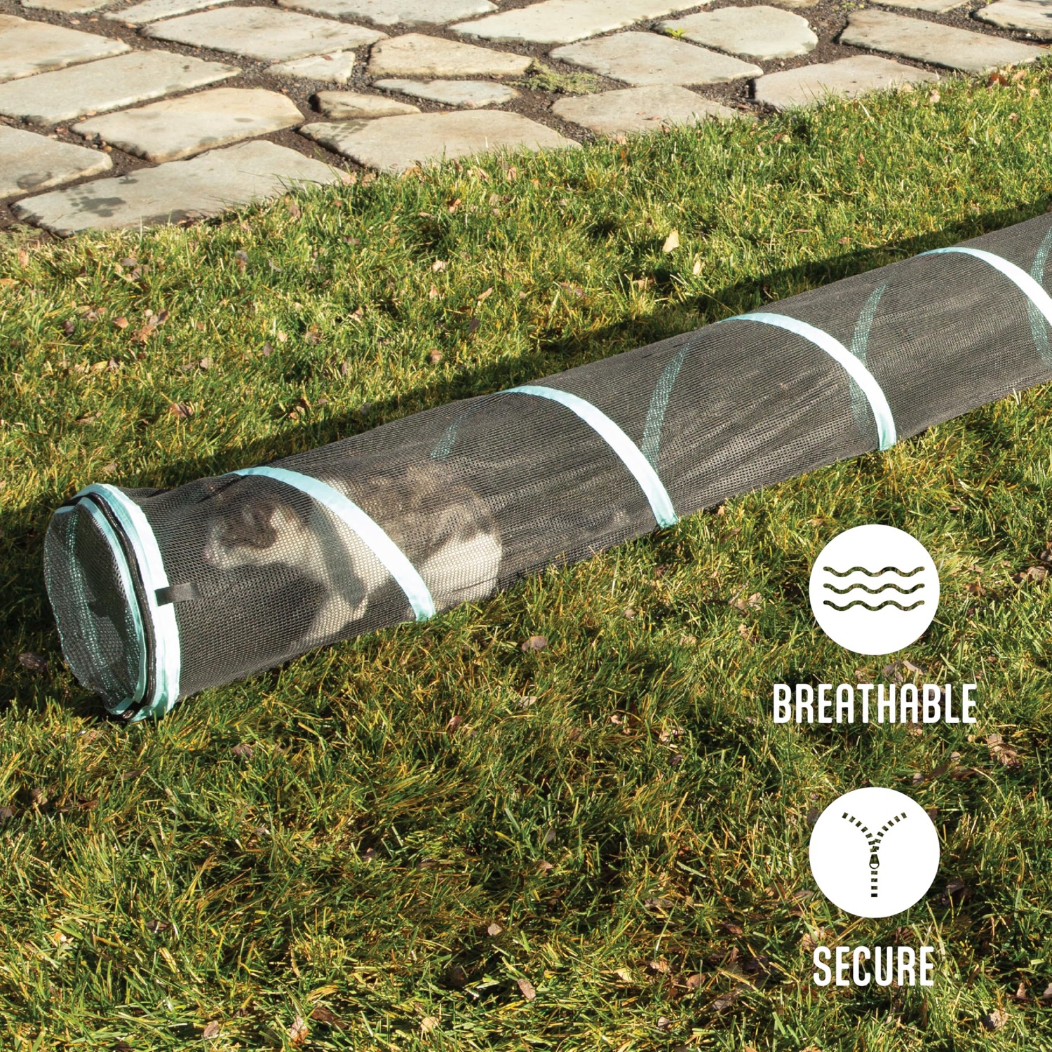 Kitty City Outdoor Cat Play Tunnel 3 Metre, detail view